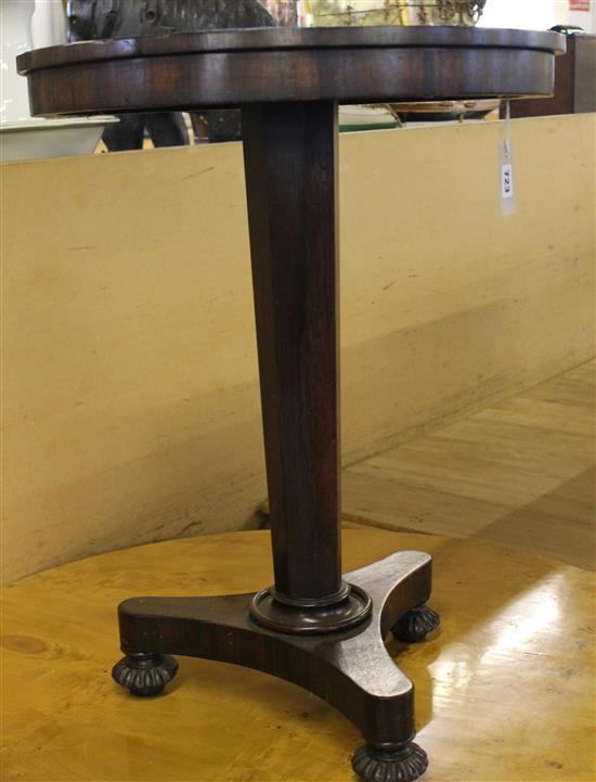 Victorian rosewood circular occasional table